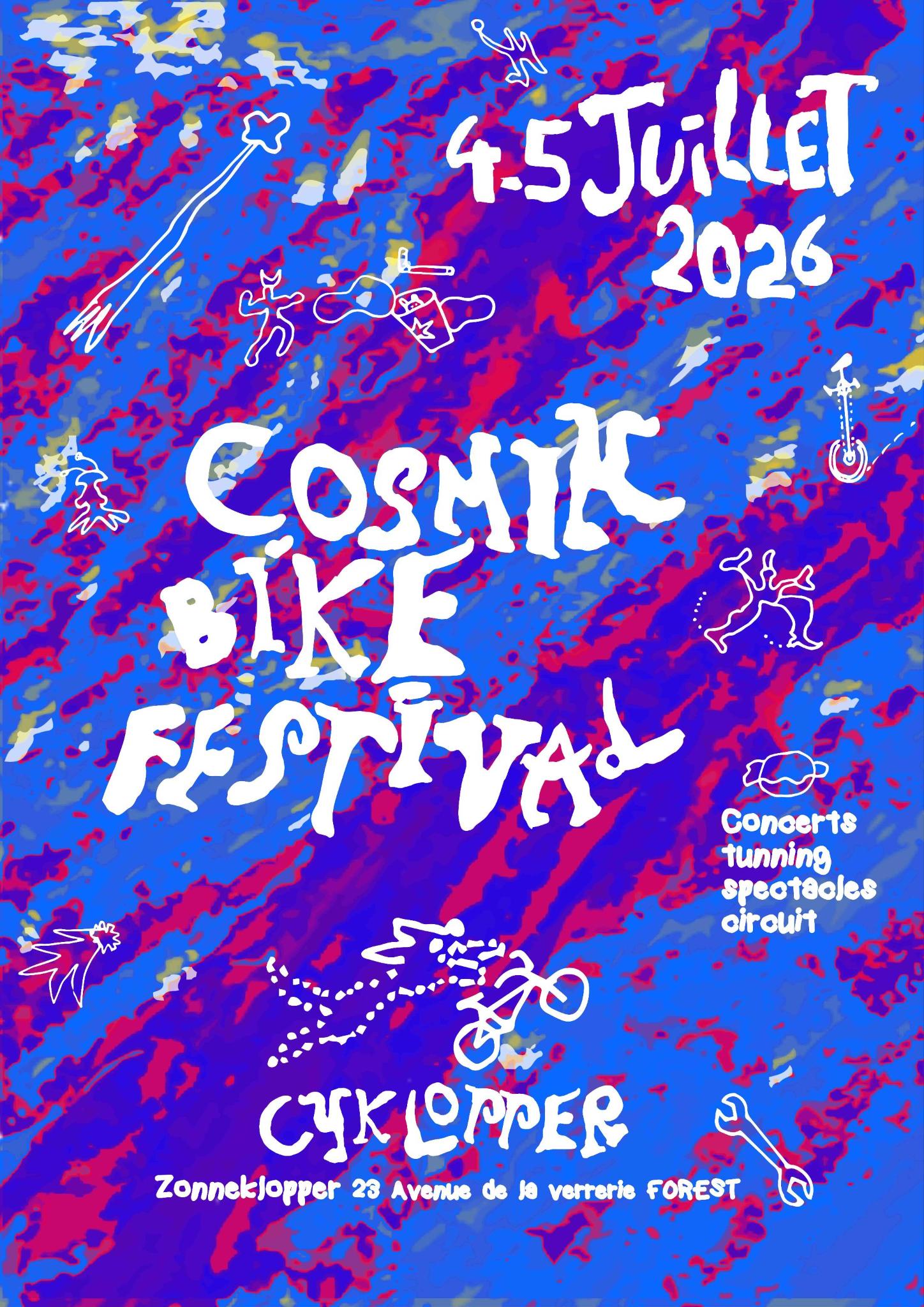 Affiche Cosmik Bike Festival 2026